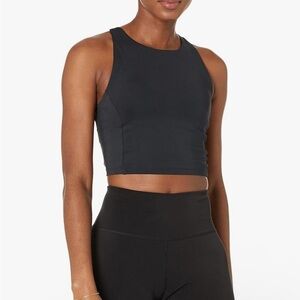 Amazon Essentials Black High Neck Sports Bra Tank 4X